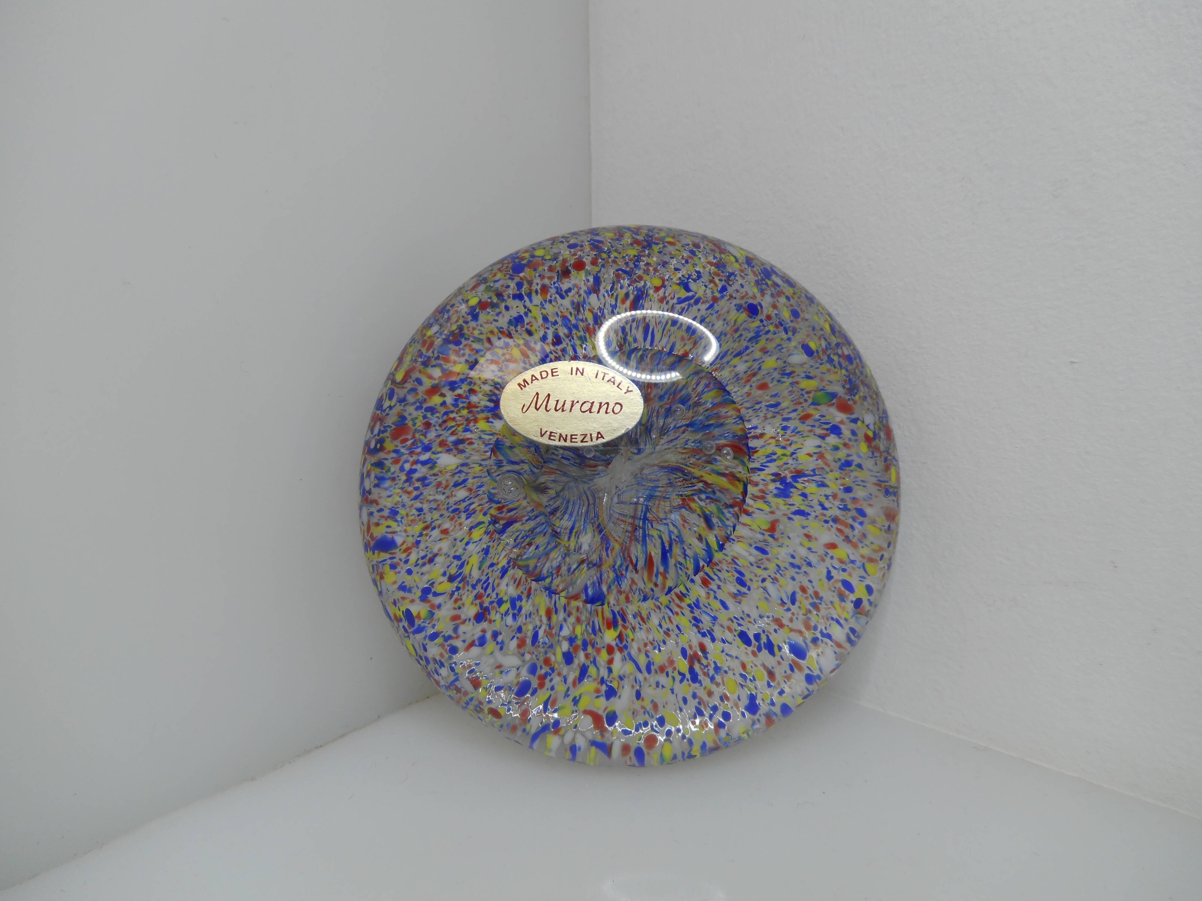 Multicoloured Murano Venezia sandpaperboard