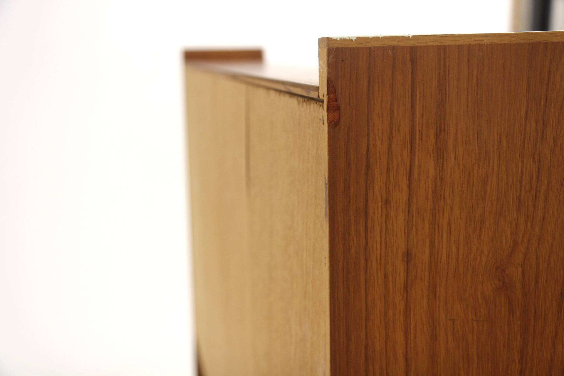 Scandinavian teak and oak secretary, Sweden, 1960