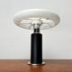 Postmodern German table lamp by Hillebrand, 1980s.