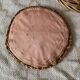 Woven wicker basket, vintage rod holder