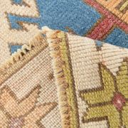 4x6 Burgundy & Blue Oriental Vintage Rug, 132x190Cm