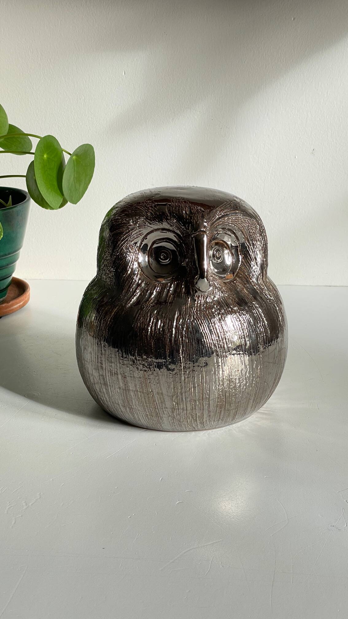 Owl Ceramic by Aldo LONDI