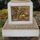 Antique French Marble Bronze Cherub Lamp - Napoleon III Style