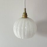 Lampe baladeuse ou suspension verre de clichy