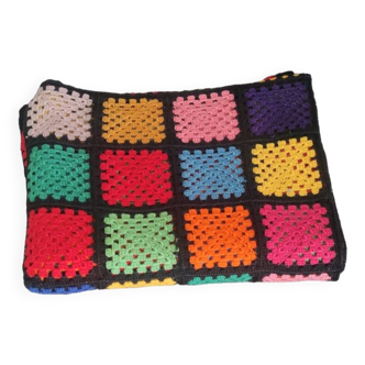 60s crochet blanket