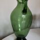 XXL glass vase pitcher from Empoli, blown, H40cm