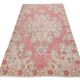 4x7 Red Cream Oriental Vintage Rug, 127x223Cm