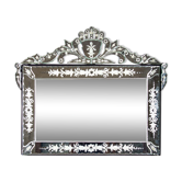 Mirror in Murano glass 1940, Venice