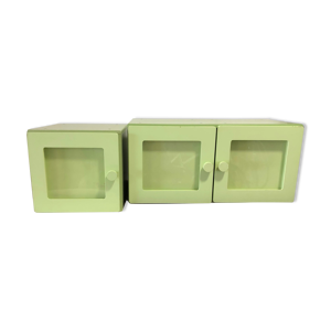Lot de 2 meubles casier