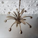 Ideal metal chandelier palm foliage