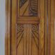 Parisian art deco carved wardrobe with mirror 130 x 200