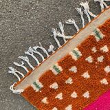 Handcrafted Berber rug, traditionally made, size 250 x 250 cm