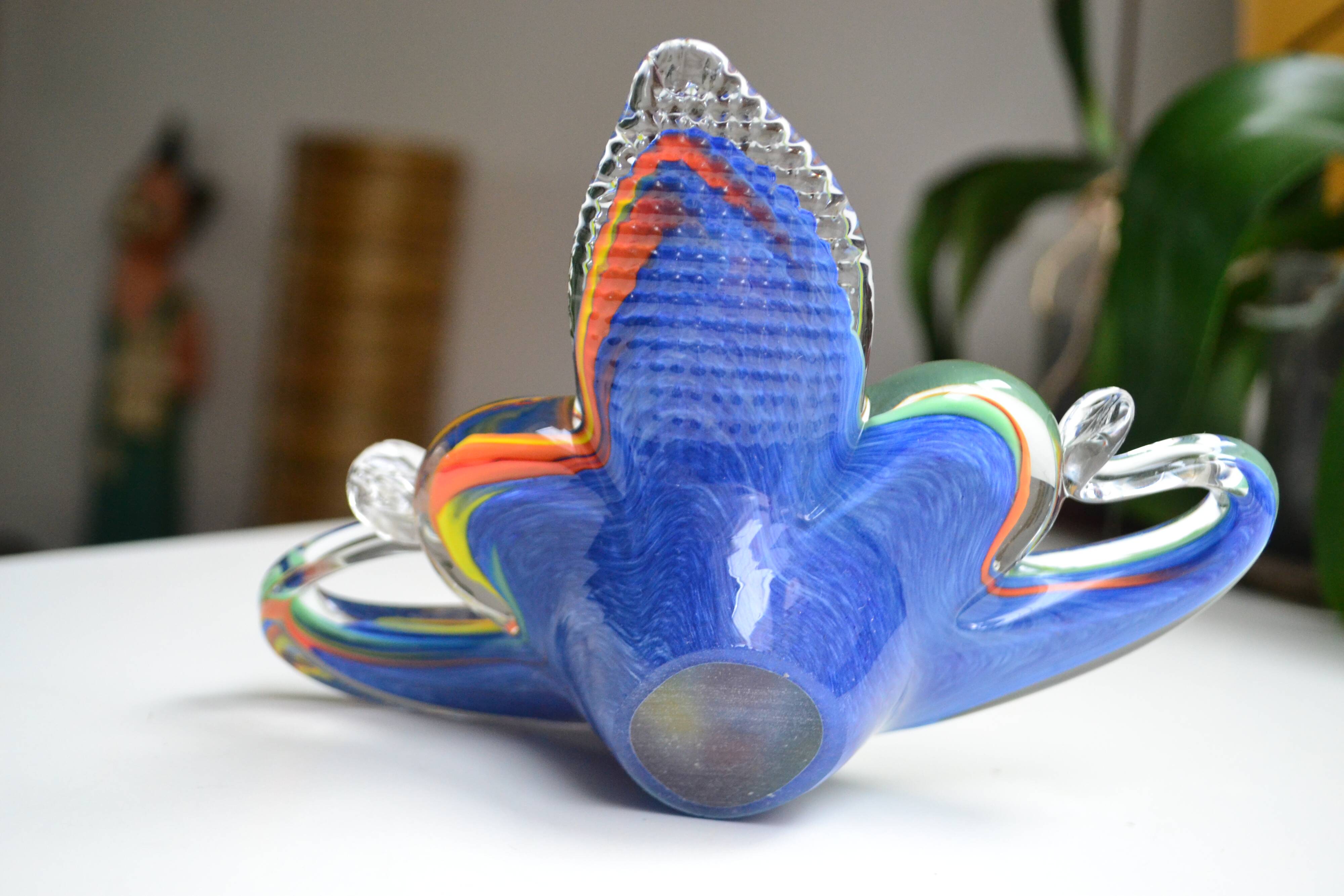 Murano swan pocket emptier