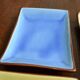 4 rectangular enameled ceramic cups