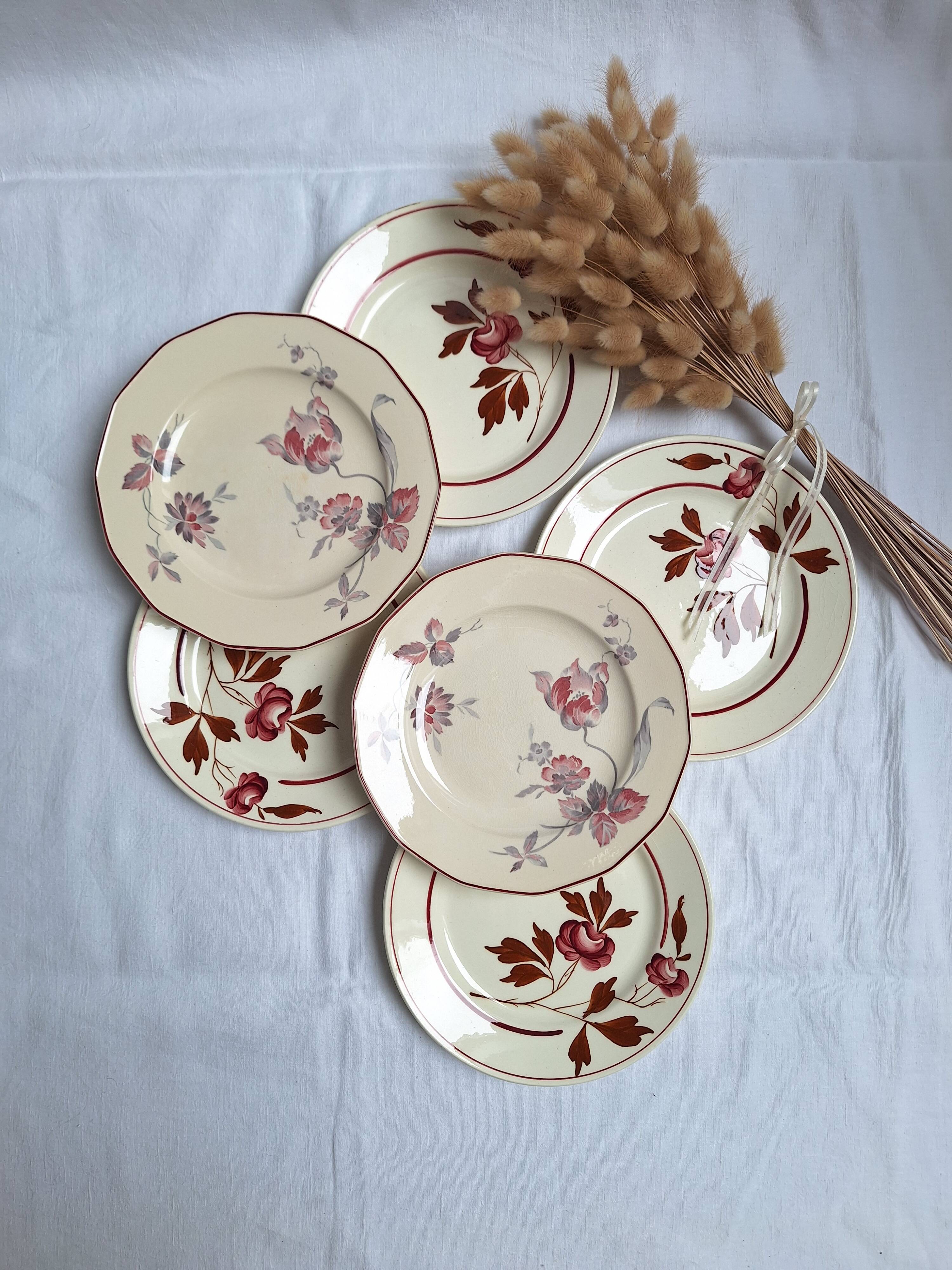 Vintage dessert plates
