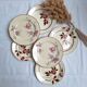 Vintage dessert plates
