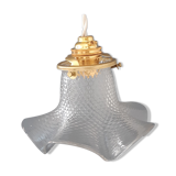 Old tulip hanging lamp
