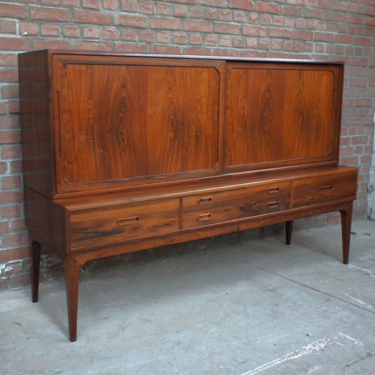 Scandinavian Credenza in Rio Rosewood, Kai Kristiansen