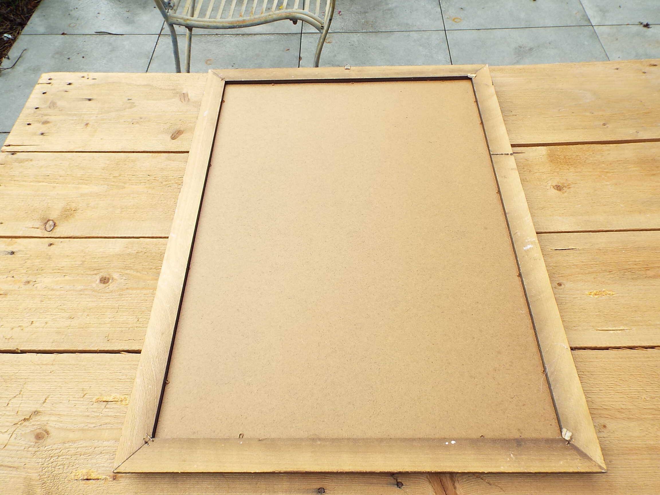 Vogue screen-printed mirror