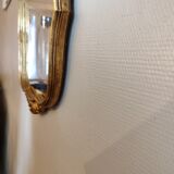 Miroir style louis XV doré
