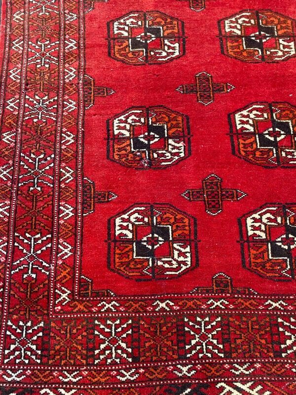 Vintage carpet afghan boukhara 114x170 cm