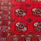 Vintage carpet afghan boukhara 114x170 cm