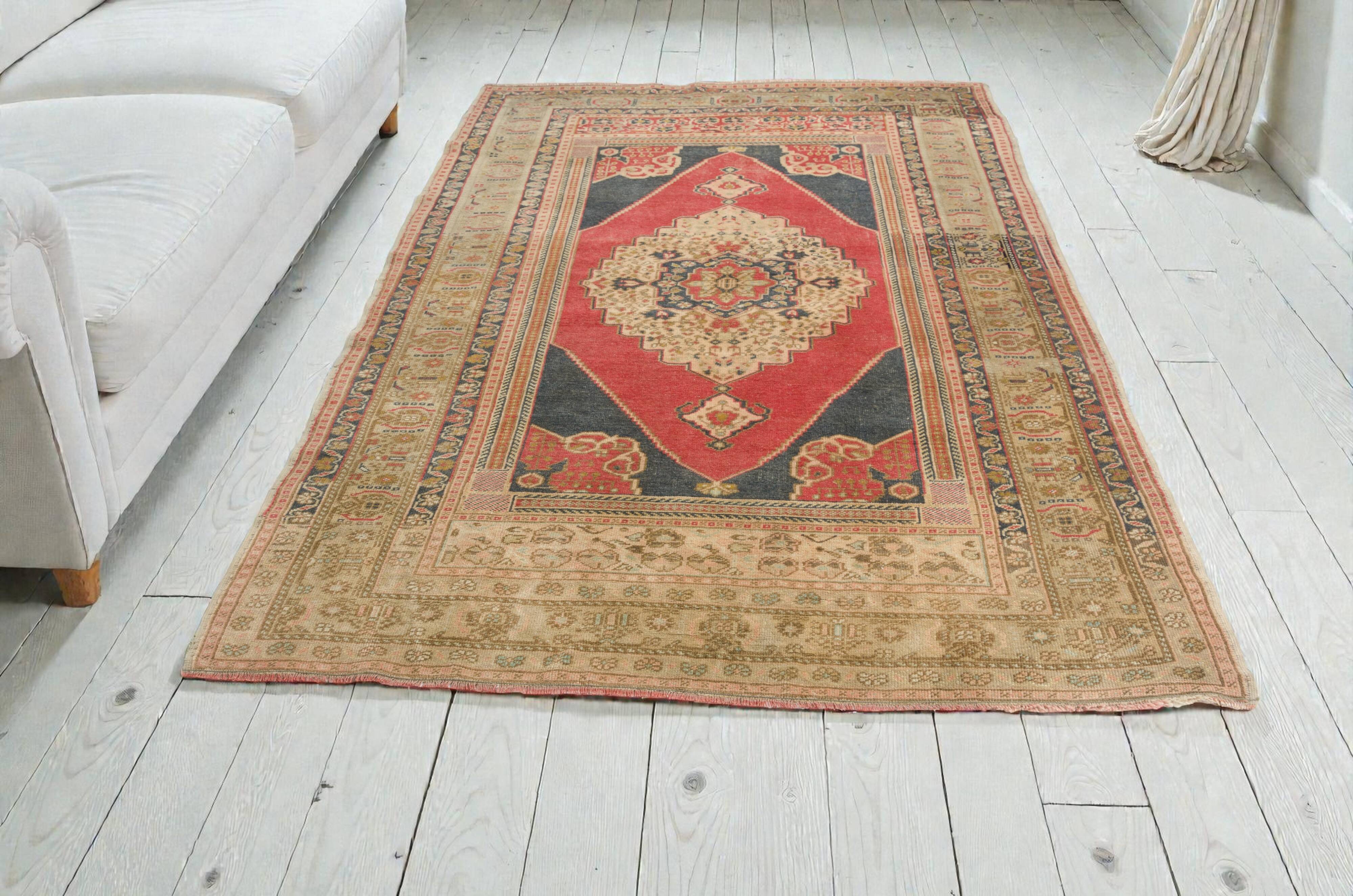 Anatolian Floral Oushak Rug