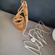 Vintage bamboo and cane wall light