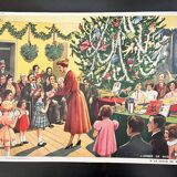 Double-sided school poster Florist/Christmas