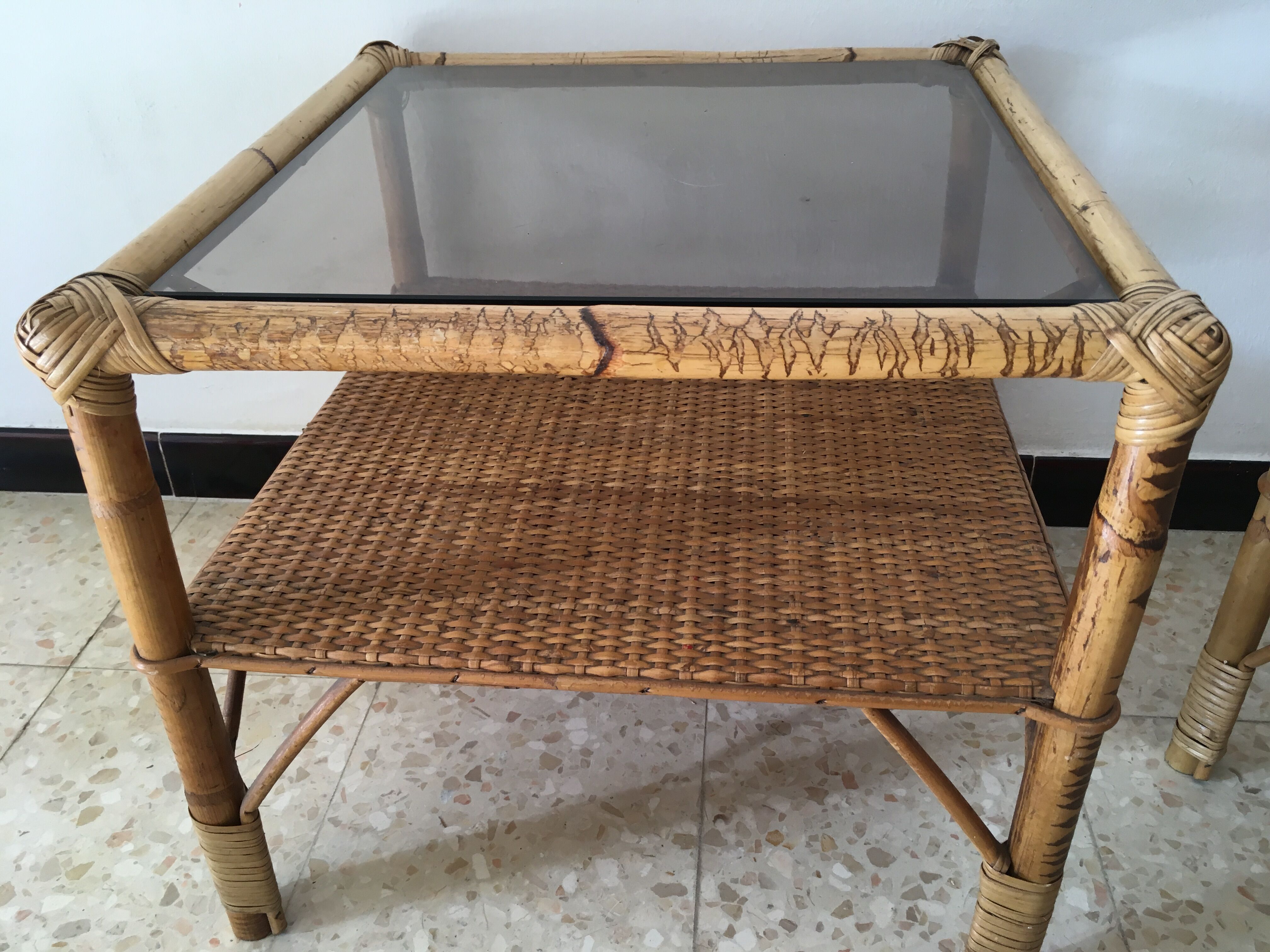 Vintage rattan horses in the 70s