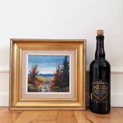 Vintage original landscape oil painting