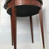 Table in wood, pink breo marble Louis XVI style