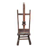 Antique hand-cranked easel