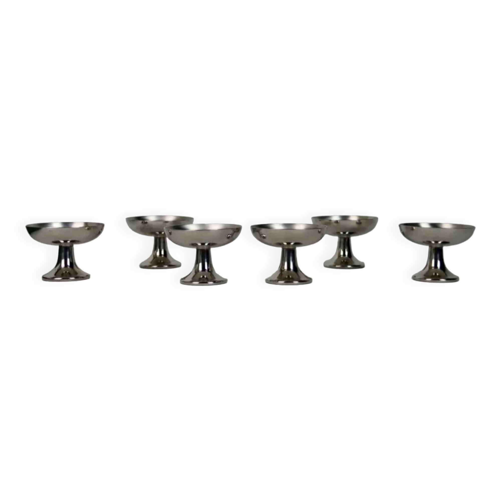 Set of six Carlo Alessi ice cups