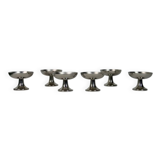 Set of six Carlo Alessi ice cups