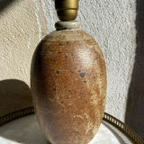 Stoneware foot lamp