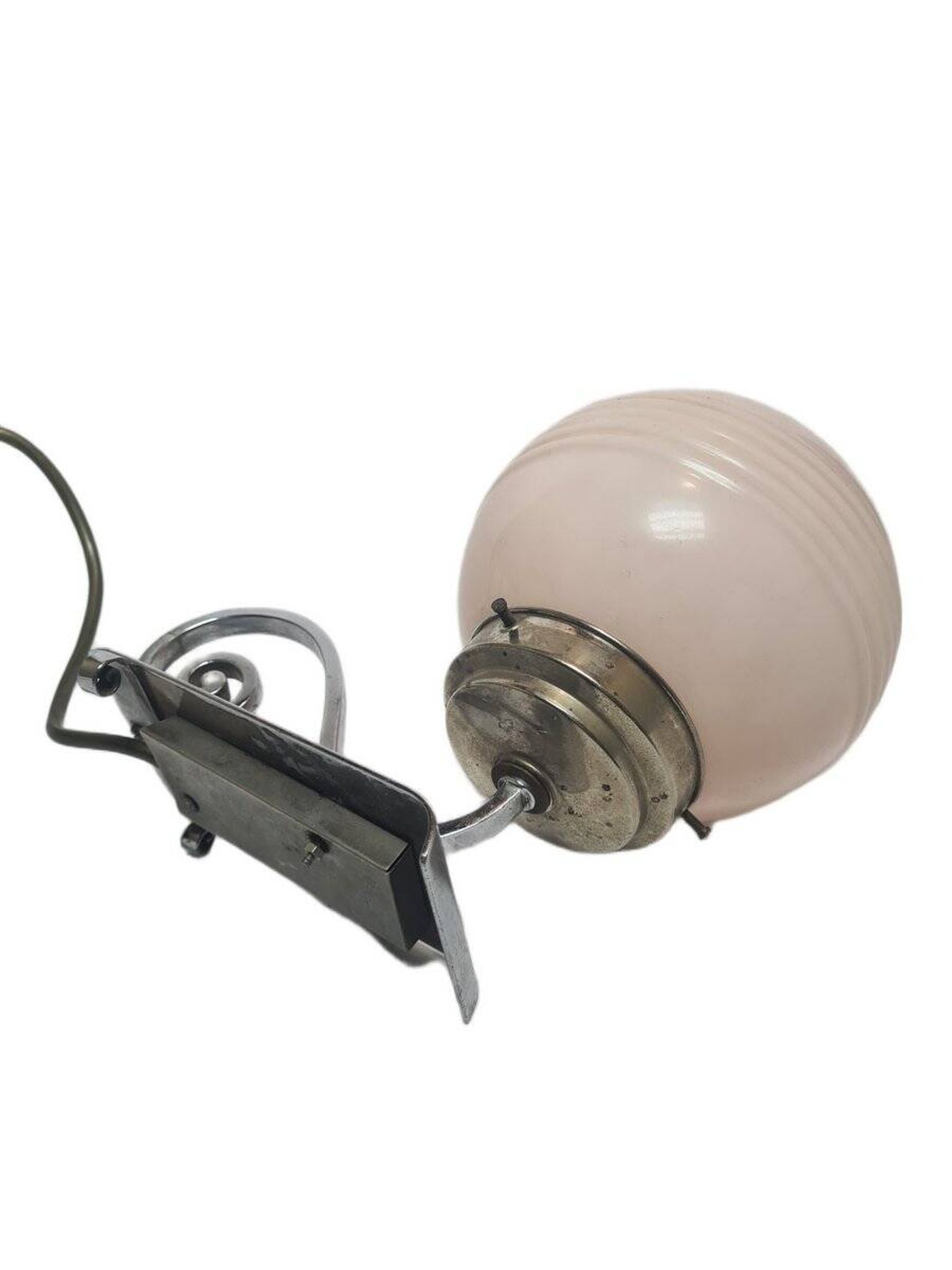 Art Deco bedside lamp, Belgium, 1950s