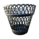 Black plastic pot cover 50s-60s