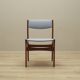 Ensemble de six chaises en teck, design danois, années 1970, fabrication : Nova