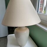 Beige porcelain floor lamp
