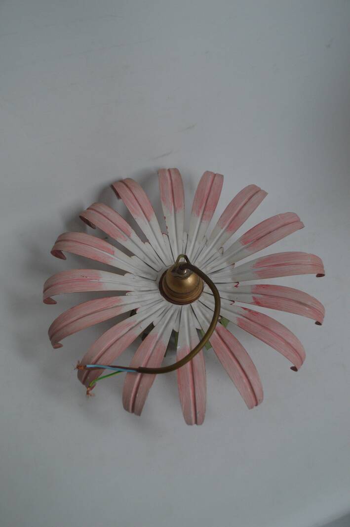 Applique fleur en métal