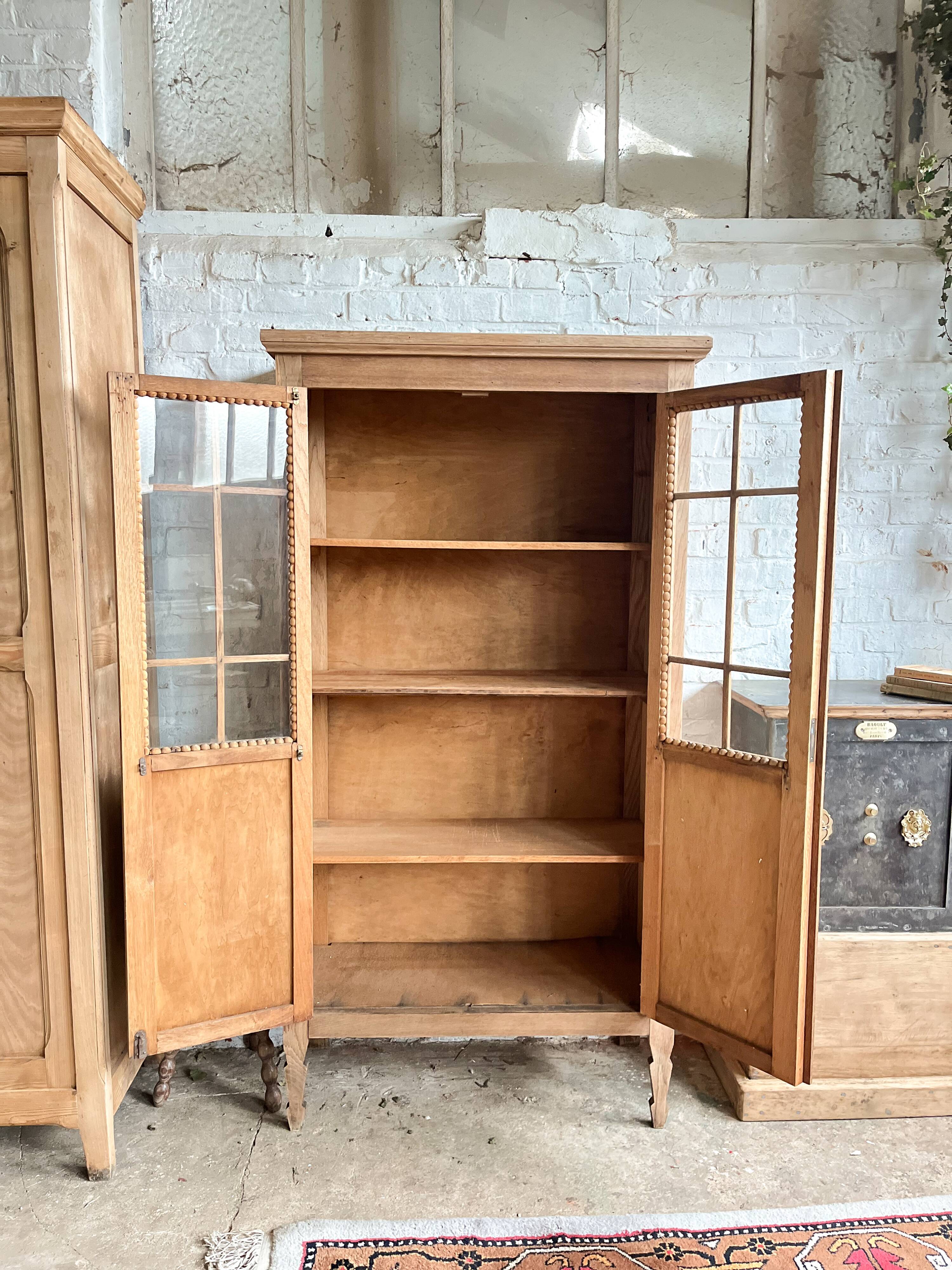 Old glass cabinet