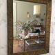 Antique gold mirror