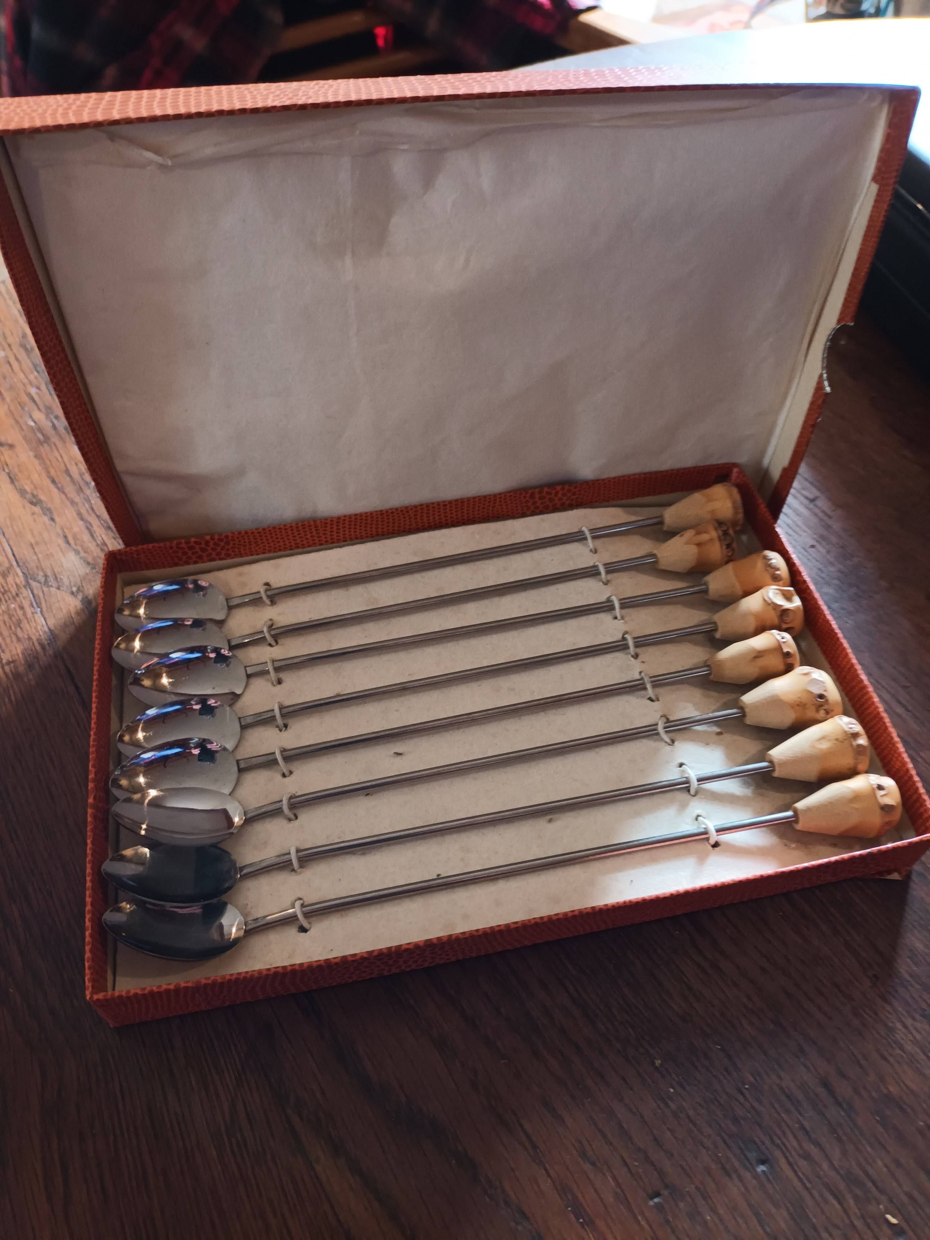 Cocktail or ice cream spoons