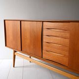 Vintage Scandinavian Teak Sideboard with Drawers