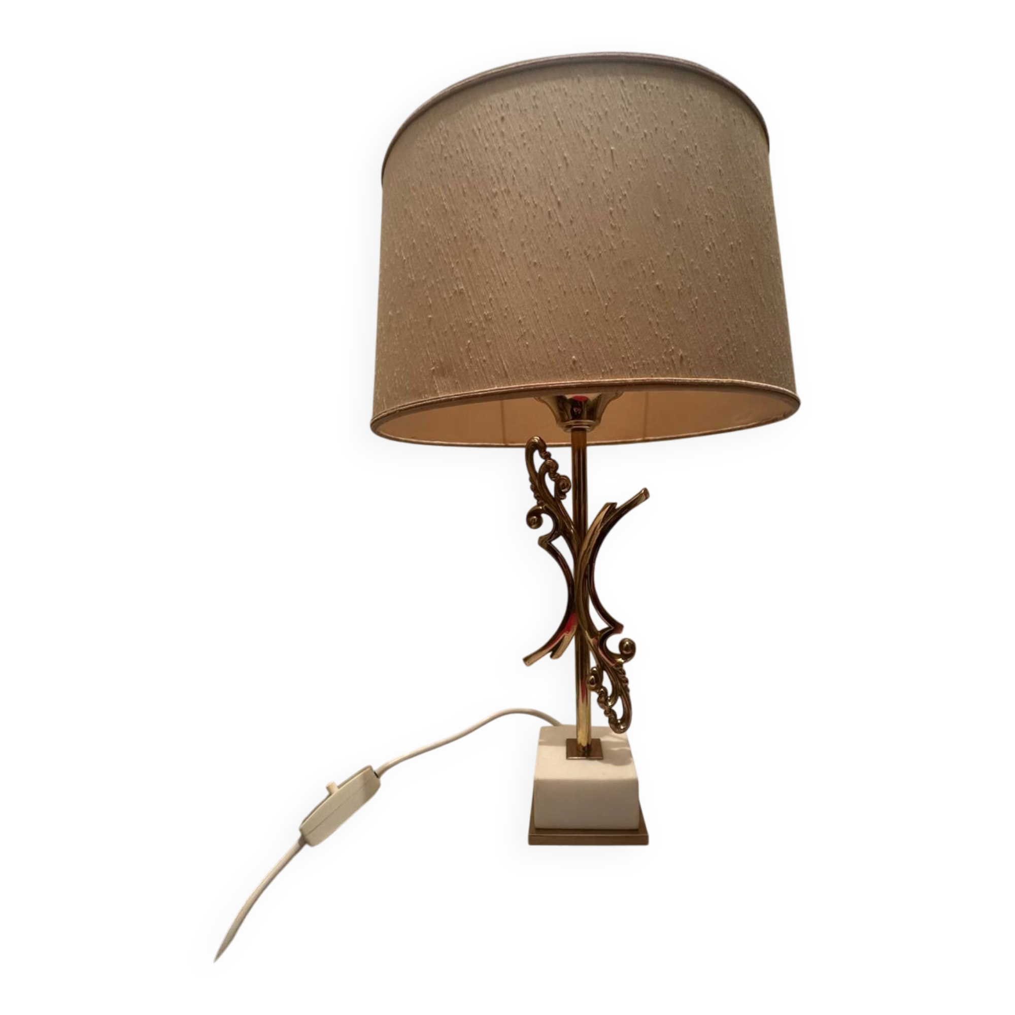 Naturalistic decorative lamp attributed to Maison Charles/Jansen.