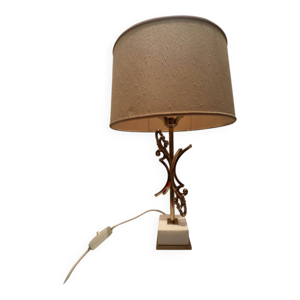 Lampe decor naturaliste attribué Maison Charles/ Jansen