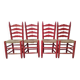 6 chaises paillées Vintage