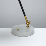 Stilux table lamp in marble and brass circa 1950