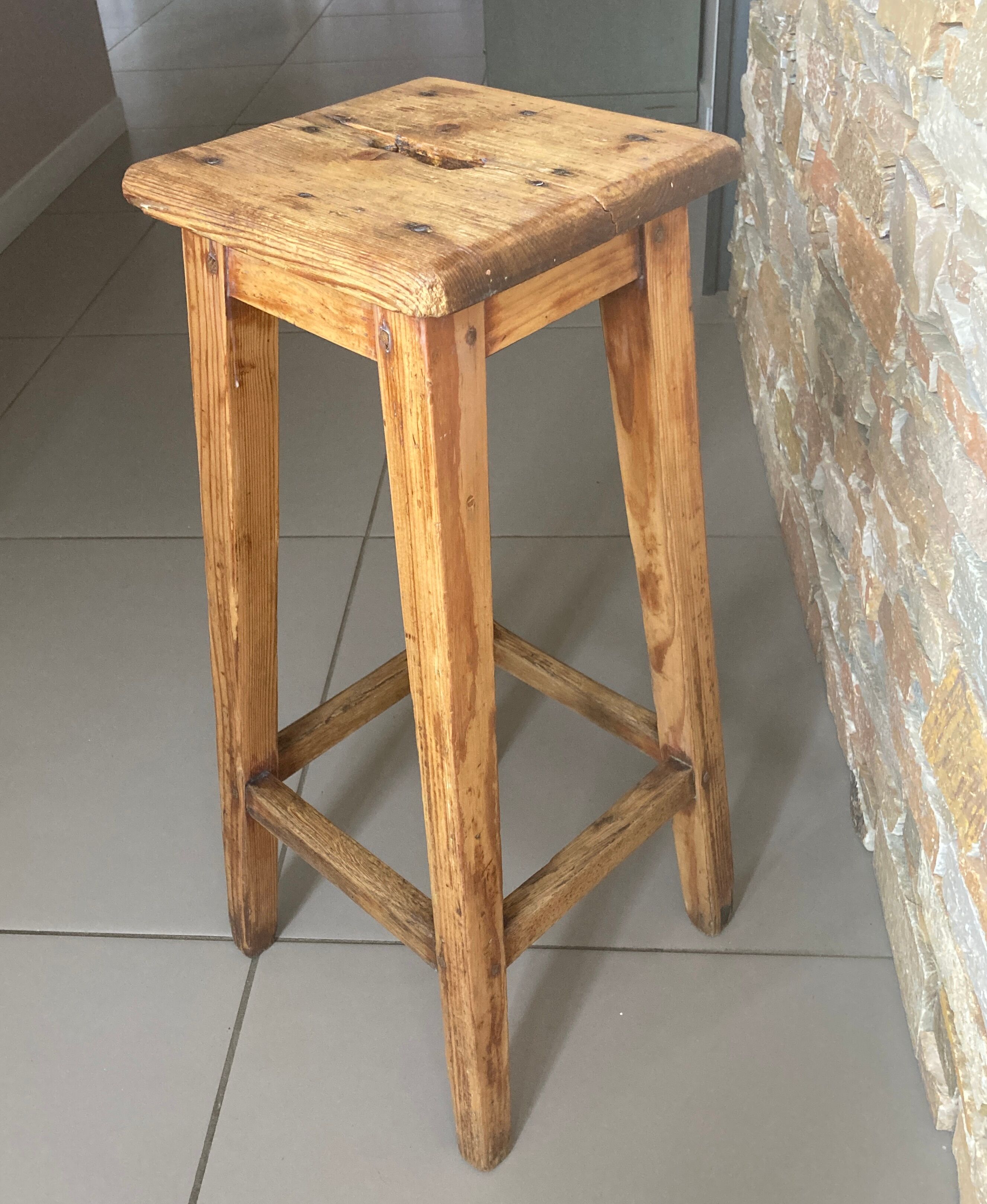 Wooden stool